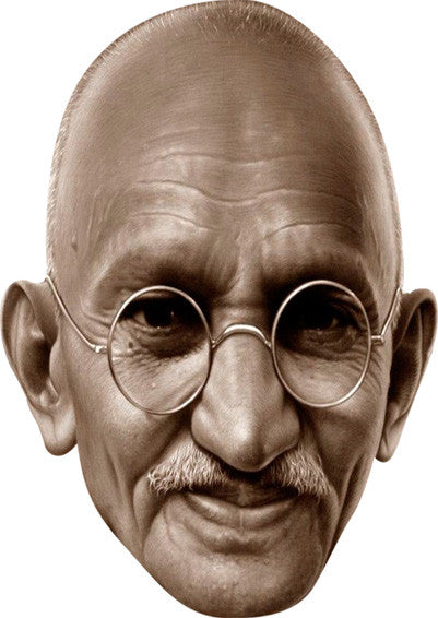 Gandhi Face Mask – Fancy Dress Cardboard Costume Mask
