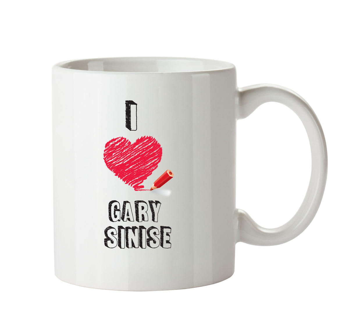 I Love Gary Sinise Celebrity Mug Office Mug – printed mug product image 1
