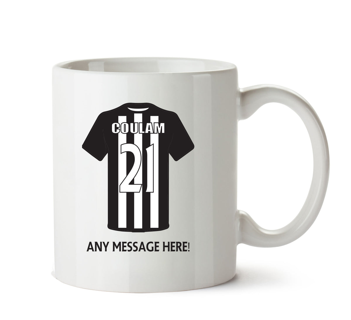 Grimsby Town INSPIRED Football Team Mug Personalised Mug – printed mug product image 1