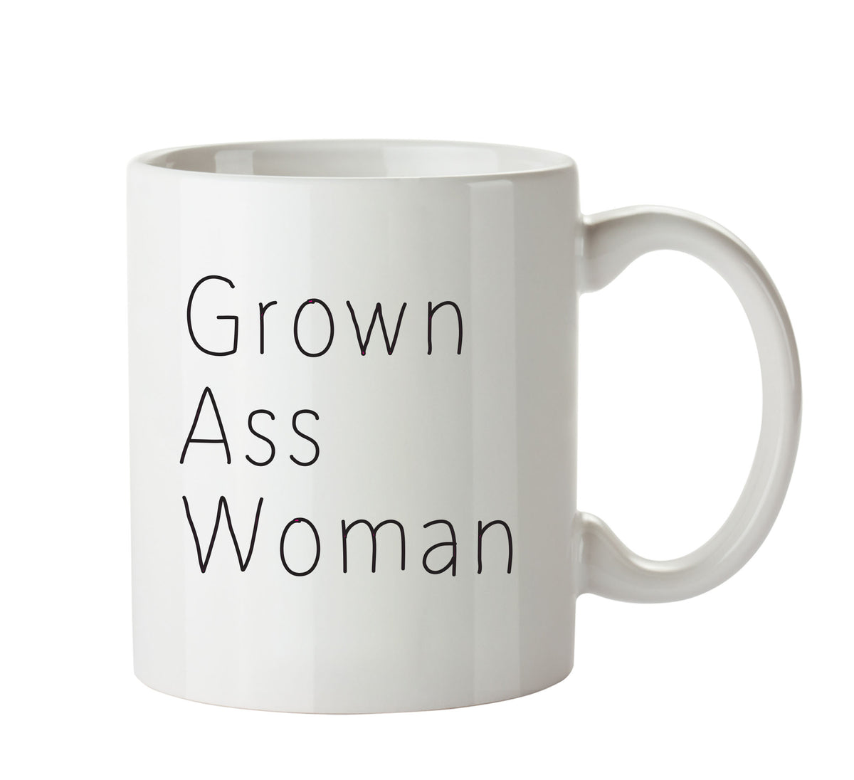 Grown Ass Woman - Adult Mug – printed mug product image 1