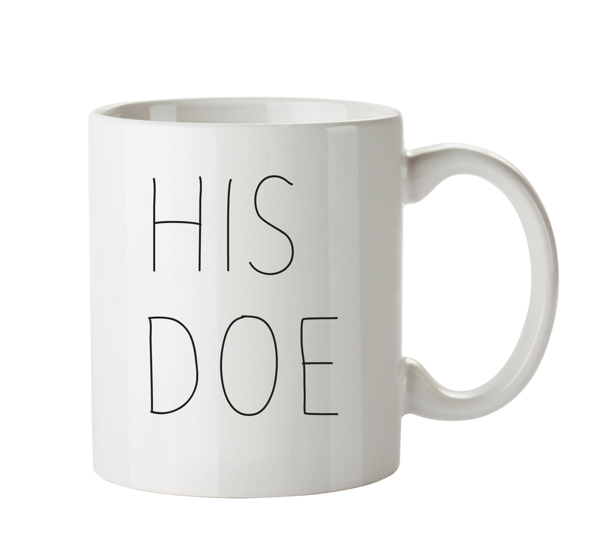 His Doe - Adult Mug – printed mug product image 1