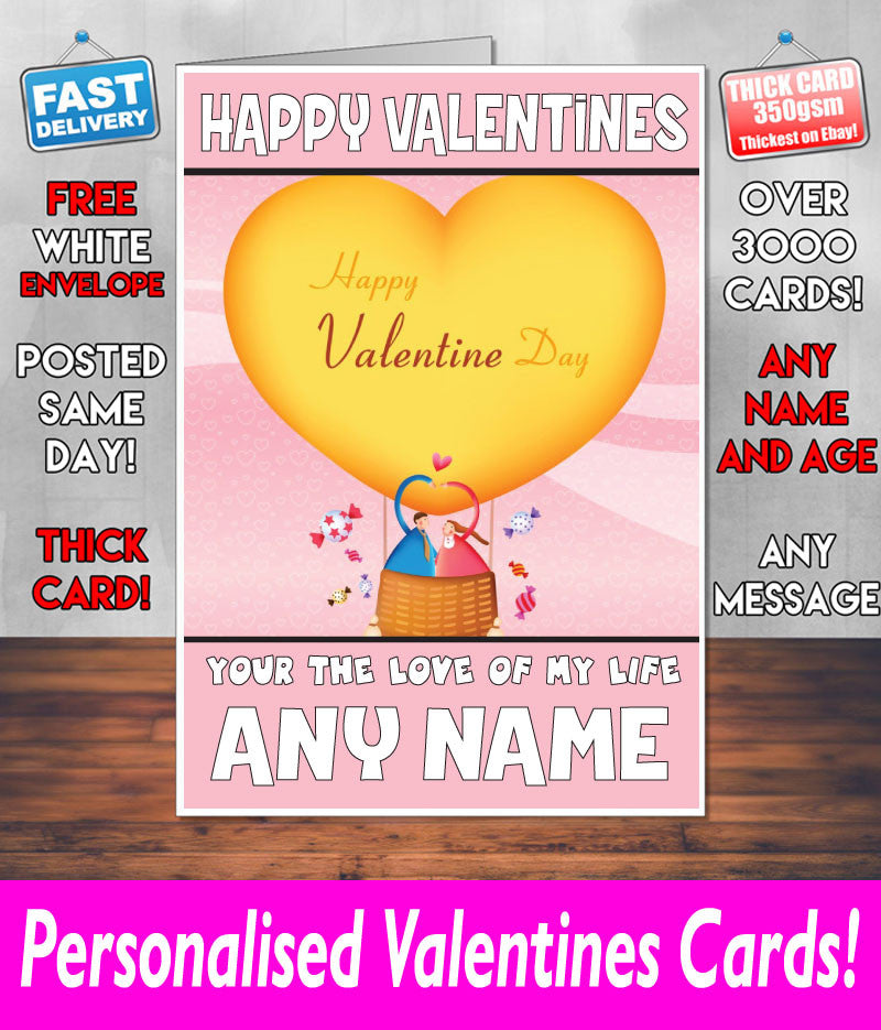 PERSONALISED HIS OR HERS Boyfriend Girlfriend Hubby Wife Lover Style KE25 Valentines Day Card