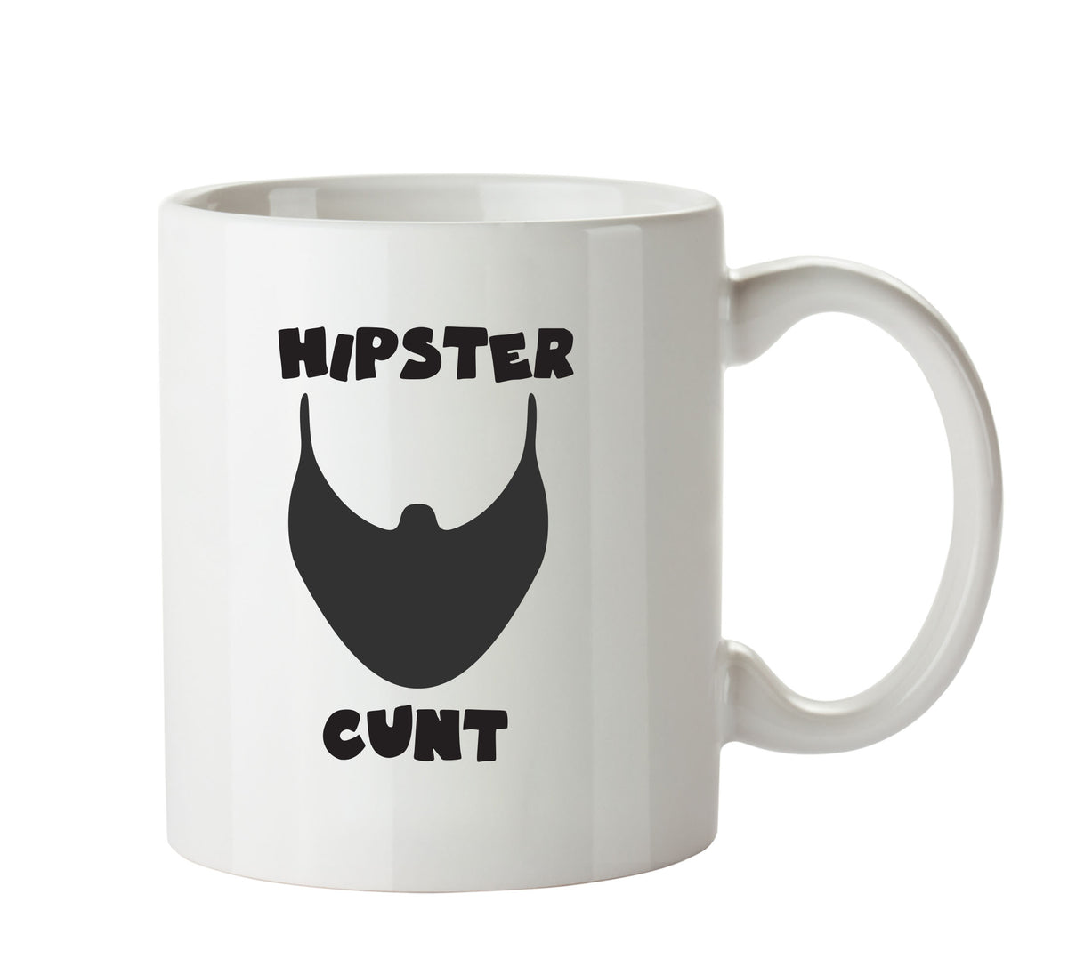 Hipster Cunt 3 - Adult Mug – printed mug product image 1