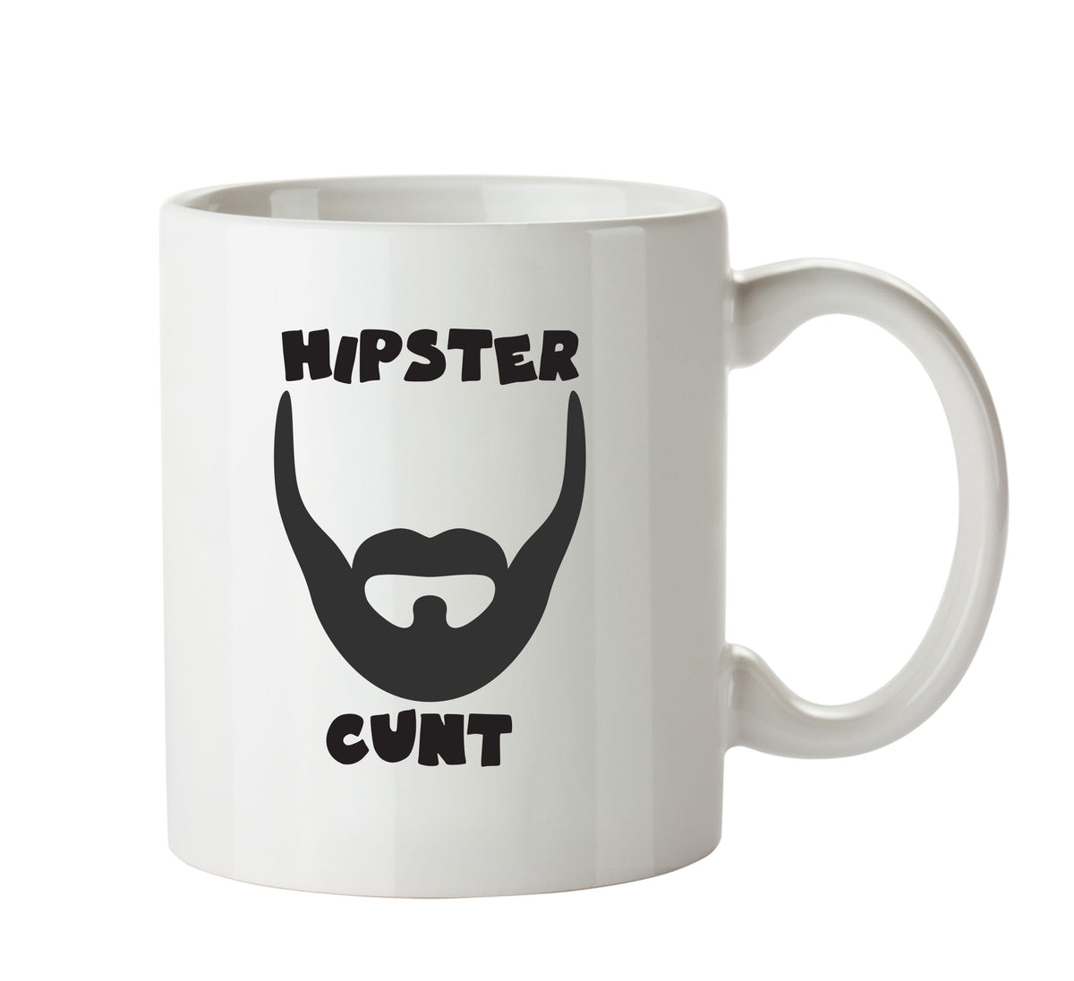 Hipster Cunt 9 - Adult Mug – printed mug product image 1