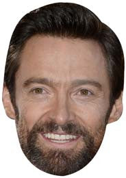 Hugh Jackman Face Mask – Fancy Dress Cardboard Costume Mask