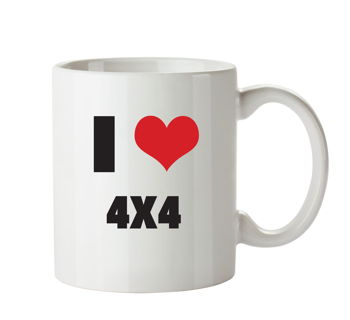 I Love 4x4 - Novelty Printed Mug – printed mug product image 1