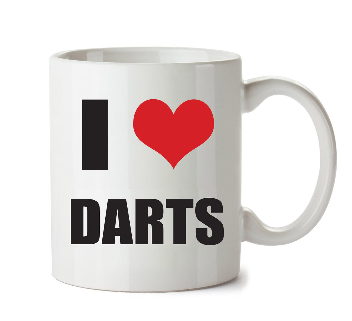 I LOVE DARTS I Love Mug Personalised ADULT OFFICE MUG – printed mug product image 1