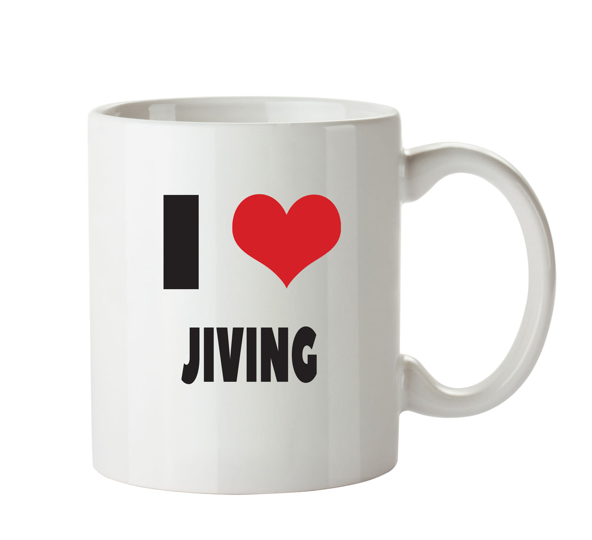 I LOVE JIVING I Love Mug Personalised ADULT OFFICE MUG – printed mug product image 1
