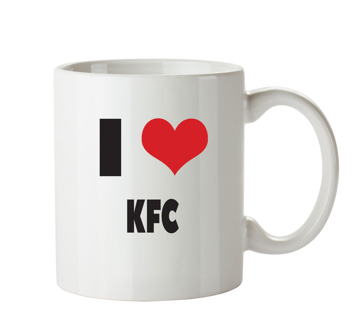 I LOVE KFC I Love Mug Personalised ADULT OFFICE MUG – printed mug product image 1