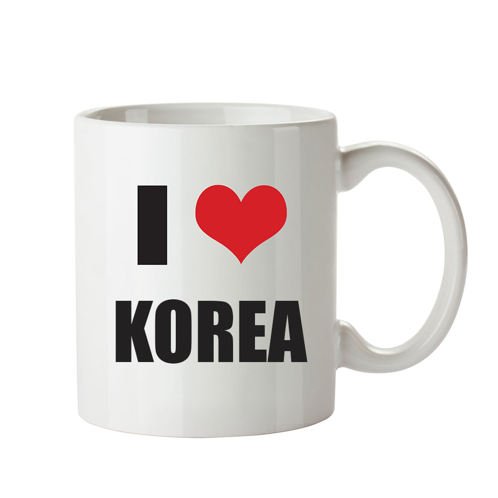 I LOVE KOREA I Love Mug Personalised ADULT OFFICE MUG – printed mug product image 1