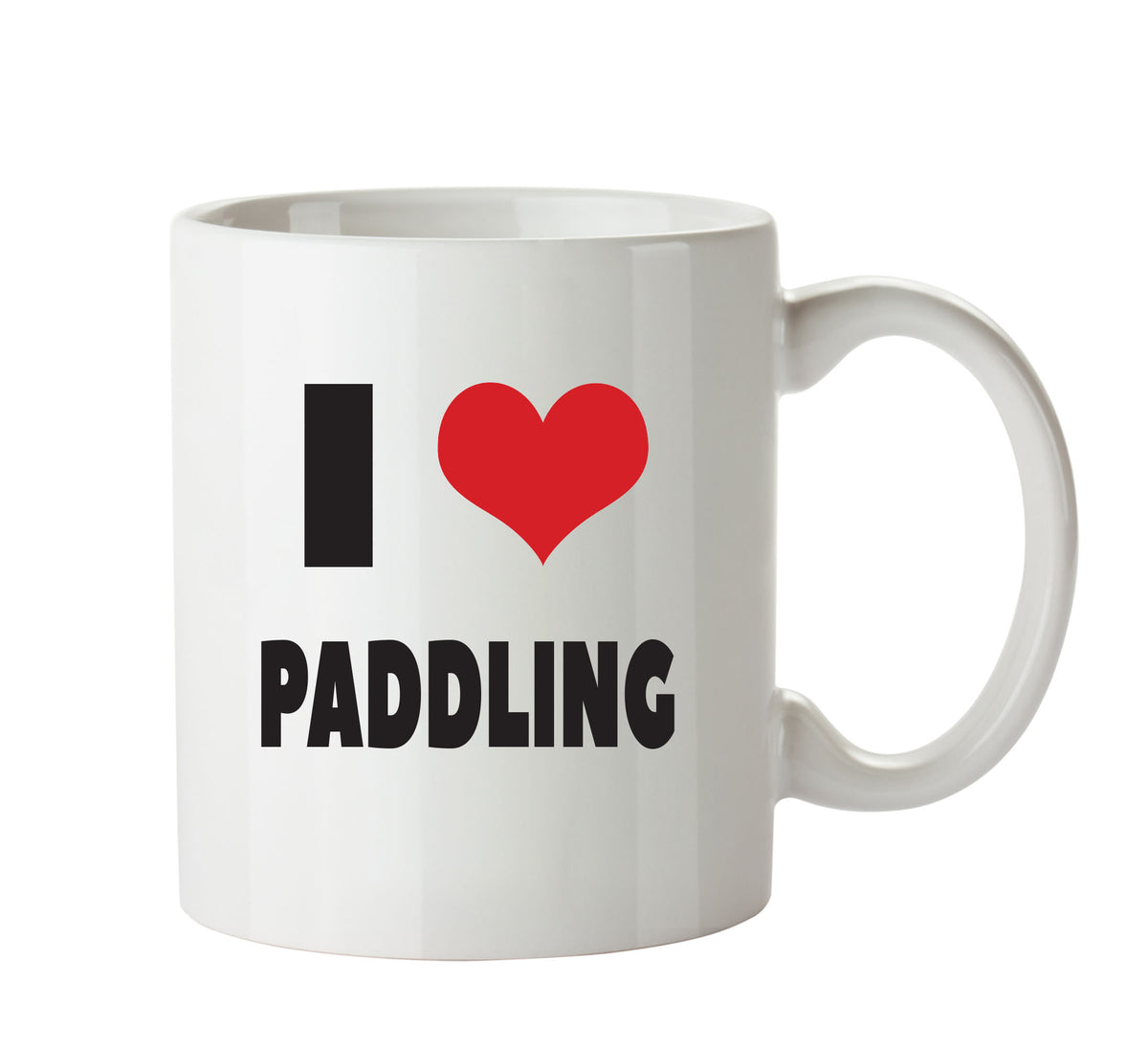 I LOVE PADDLING I Love Mug Personalised ADULT OFFICE MUG – printed mug product image 1
