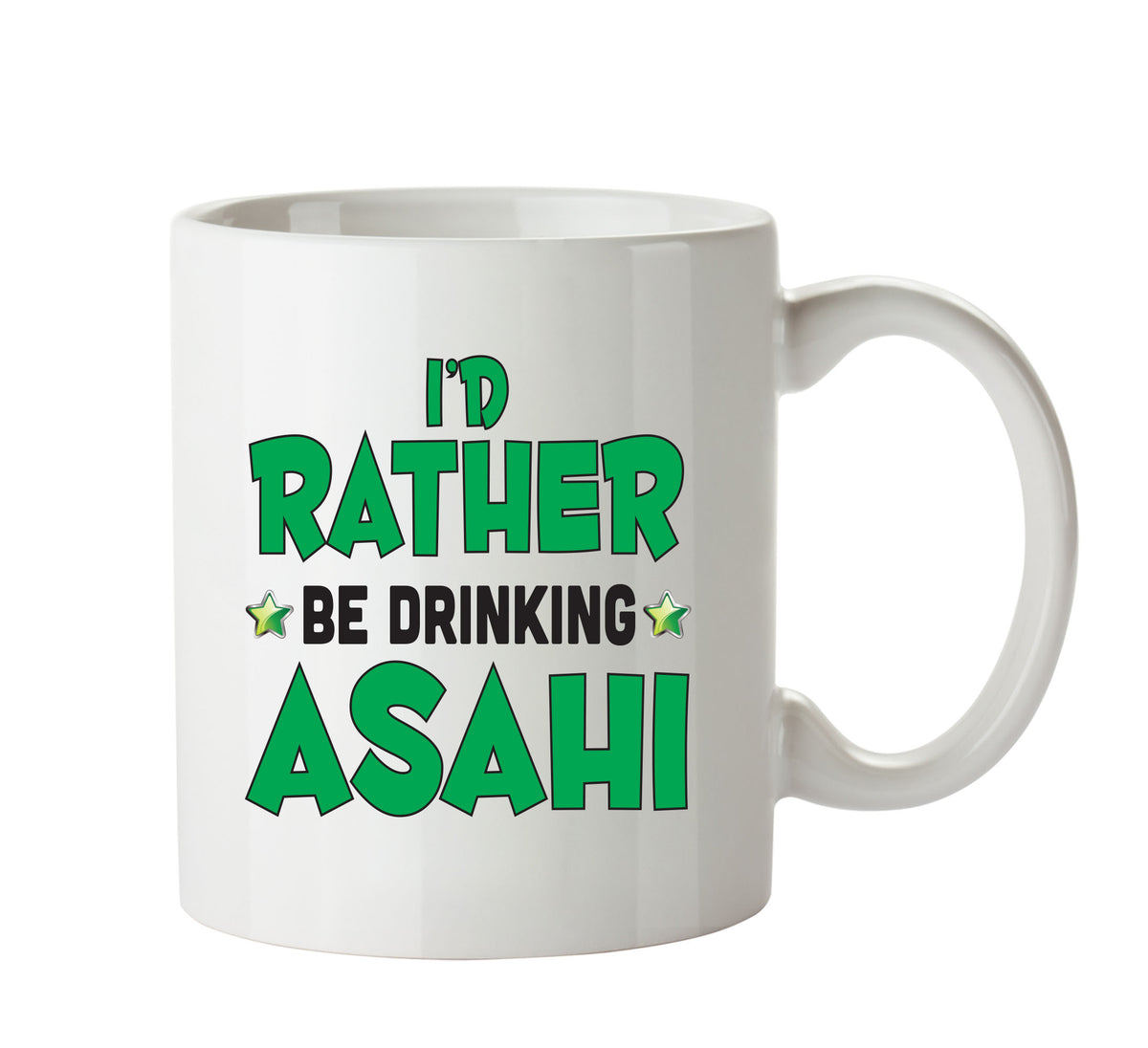Id Rather Be Asahi Personalised ADULT OFFICE MUG – printed mug product image 1