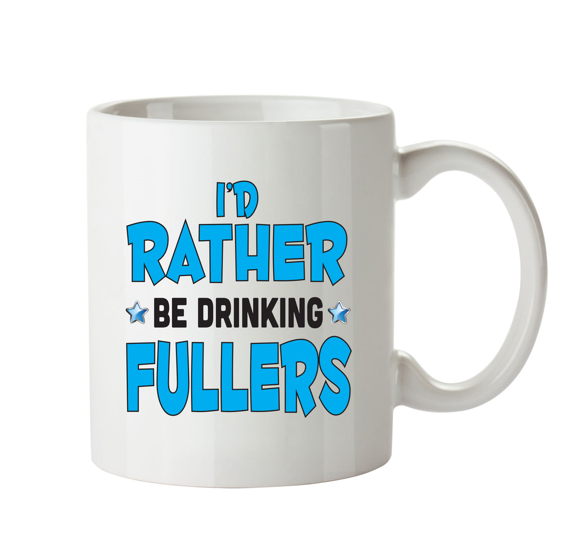 I'd Rather Be DRINKING Fullers Personalised ADULT OFFICE MUG – printed mug product image 1