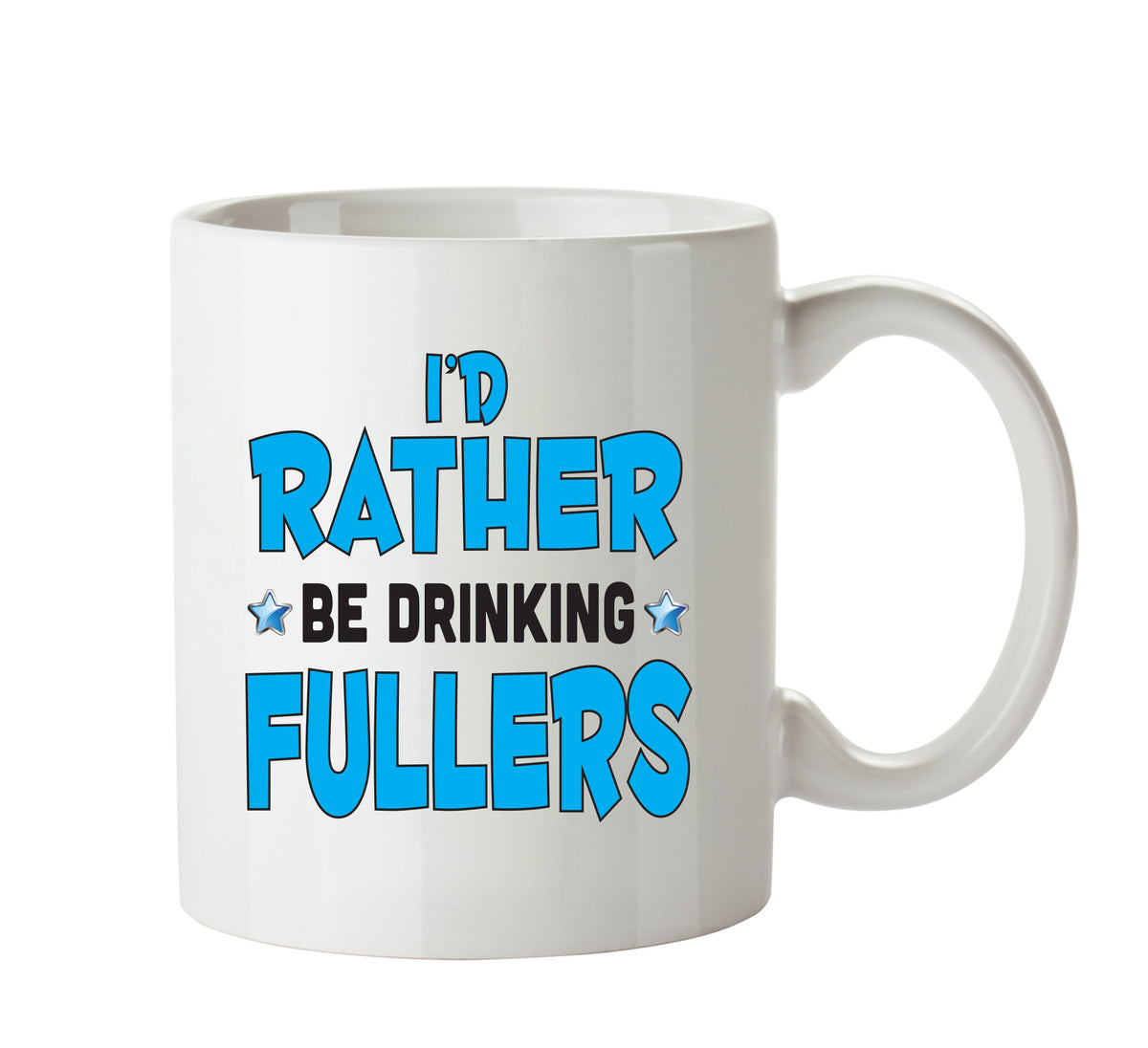 I'd Rather Be DRINKING A PINT Of Fullers Personalised ADULT OFFICE MUG – printed mug product image 1