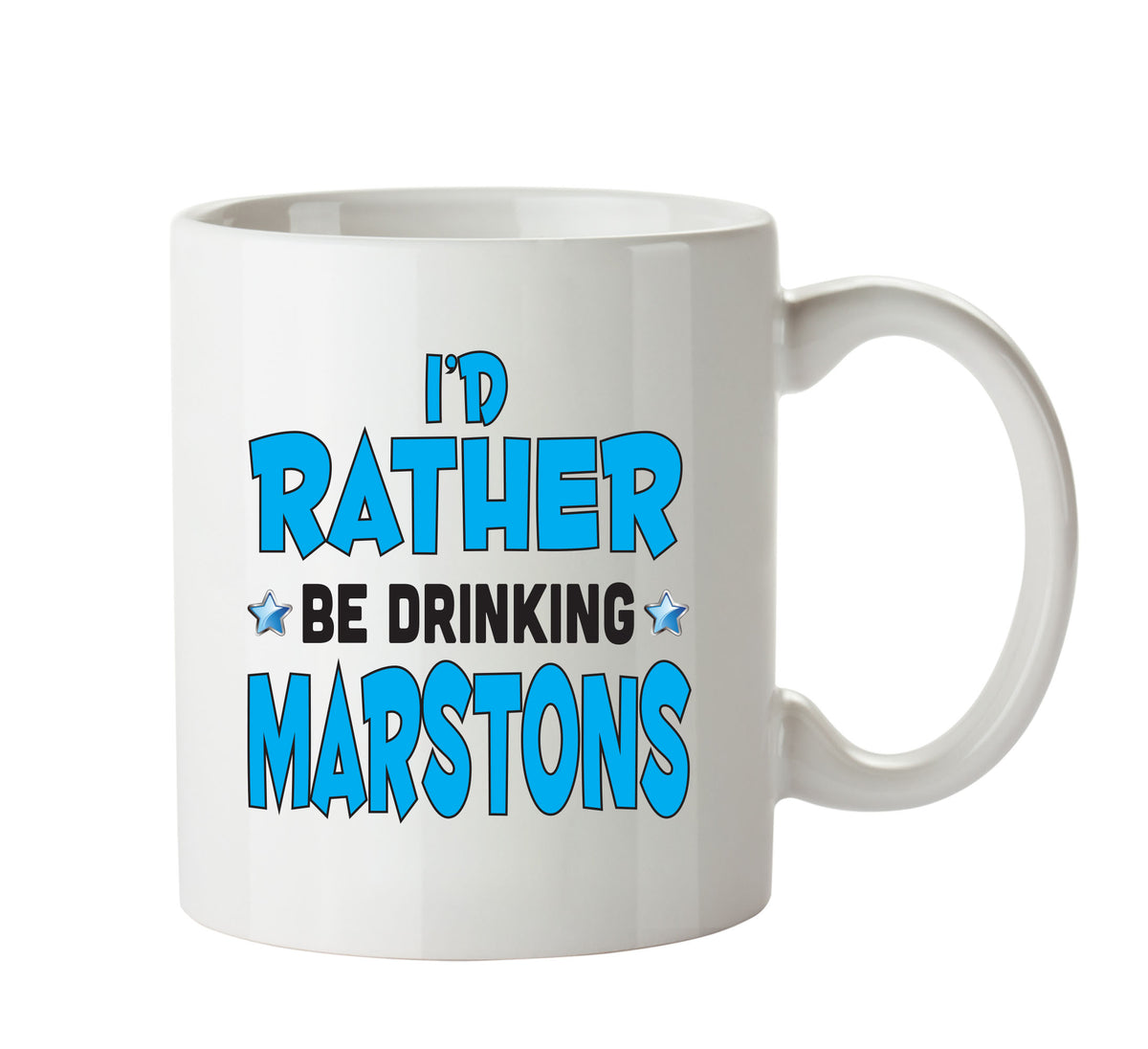 I'd Rather Be DRINKING A PINT Of Marstons Personalised ADULT OFFICE MUG – printed mug product image 1