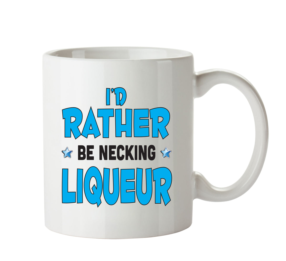 I'd Rather Be DRINKING Liqueur Personalised ADULT OFFICE MUG – printed mug product image 1