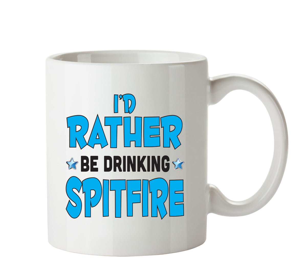 Id Rather Be Spitfire Personalised ADULT OFFICE MUG – printed mug product image 1