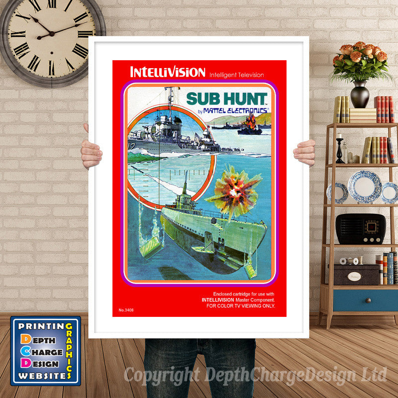 Intellivison Swords And Serpants Inspired Retro Gaming Poster A4 A3 A2 Or A1