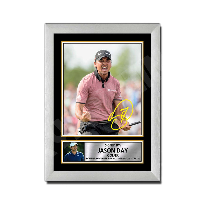 JASON DAY Limited Edition Golfer Signed Print - Golf