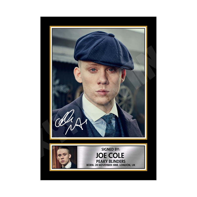 JOE COLE 1 Limited Edition Tv Show Signed Print