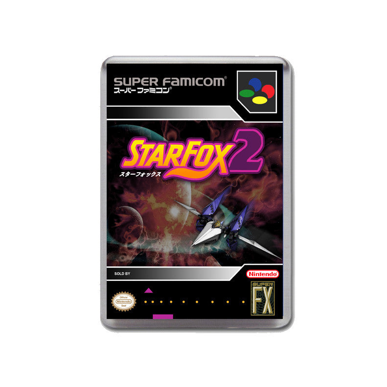 Jp Starfox 2 - SNES Inspired Game Retro Gaming Magnet