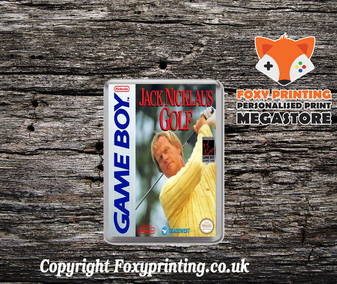 Jack Nicklaus Golf Nintendo DS Style Retro Gaming Magnet