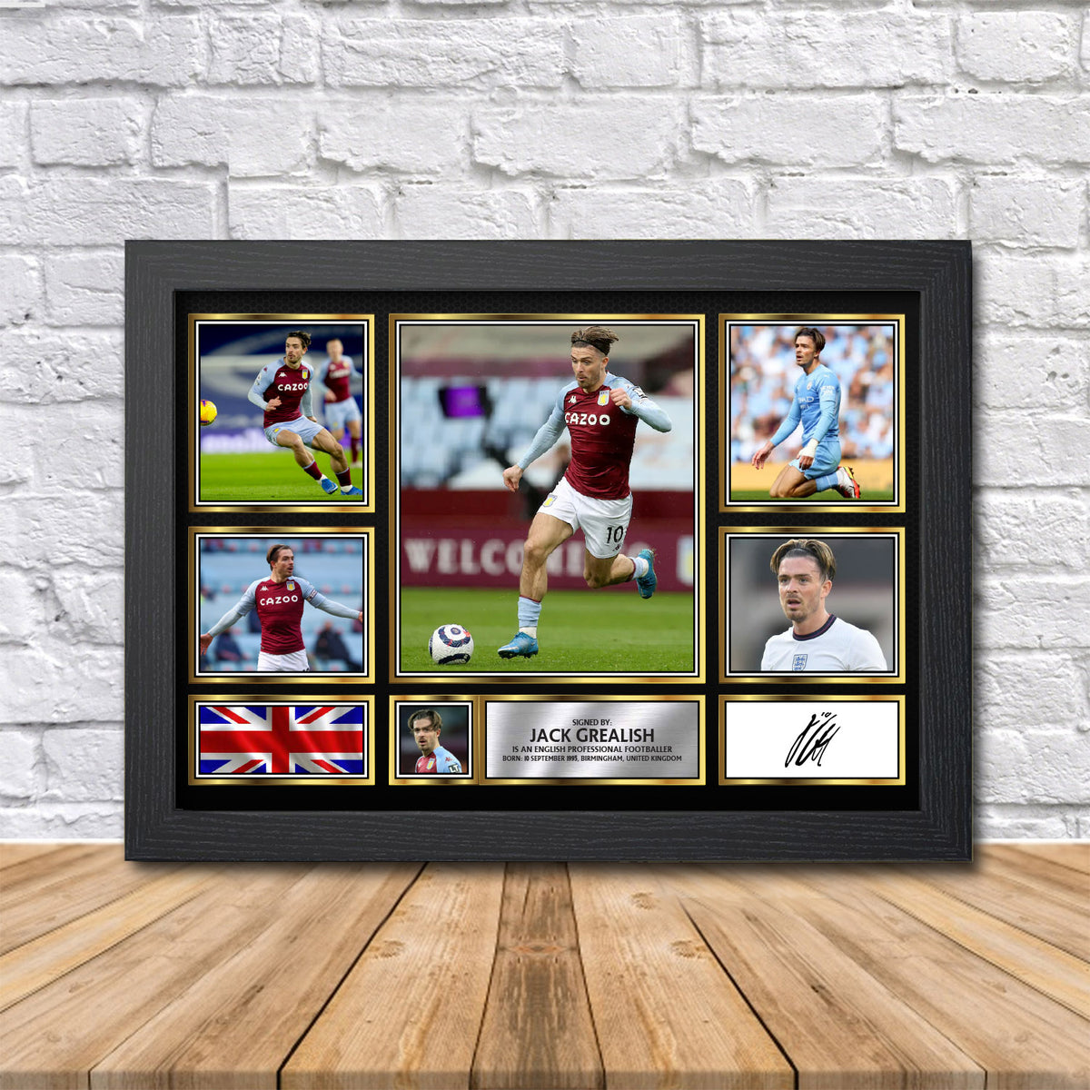 Jack Grealish Printed Signature Print