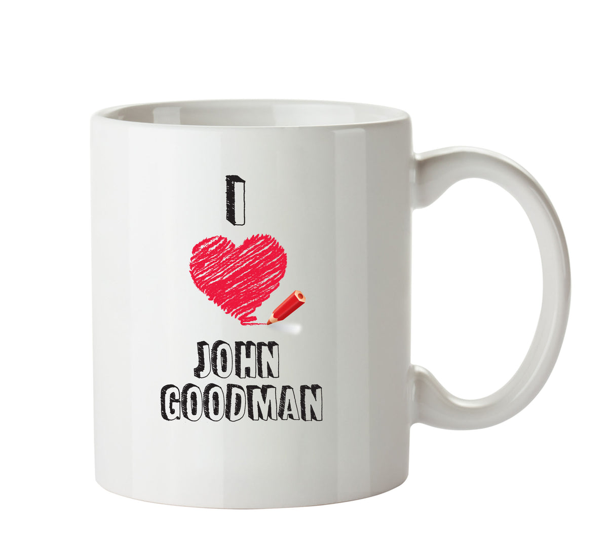 I Love John Goodman Celebrity Mug Office Mug – printed mug product image 1