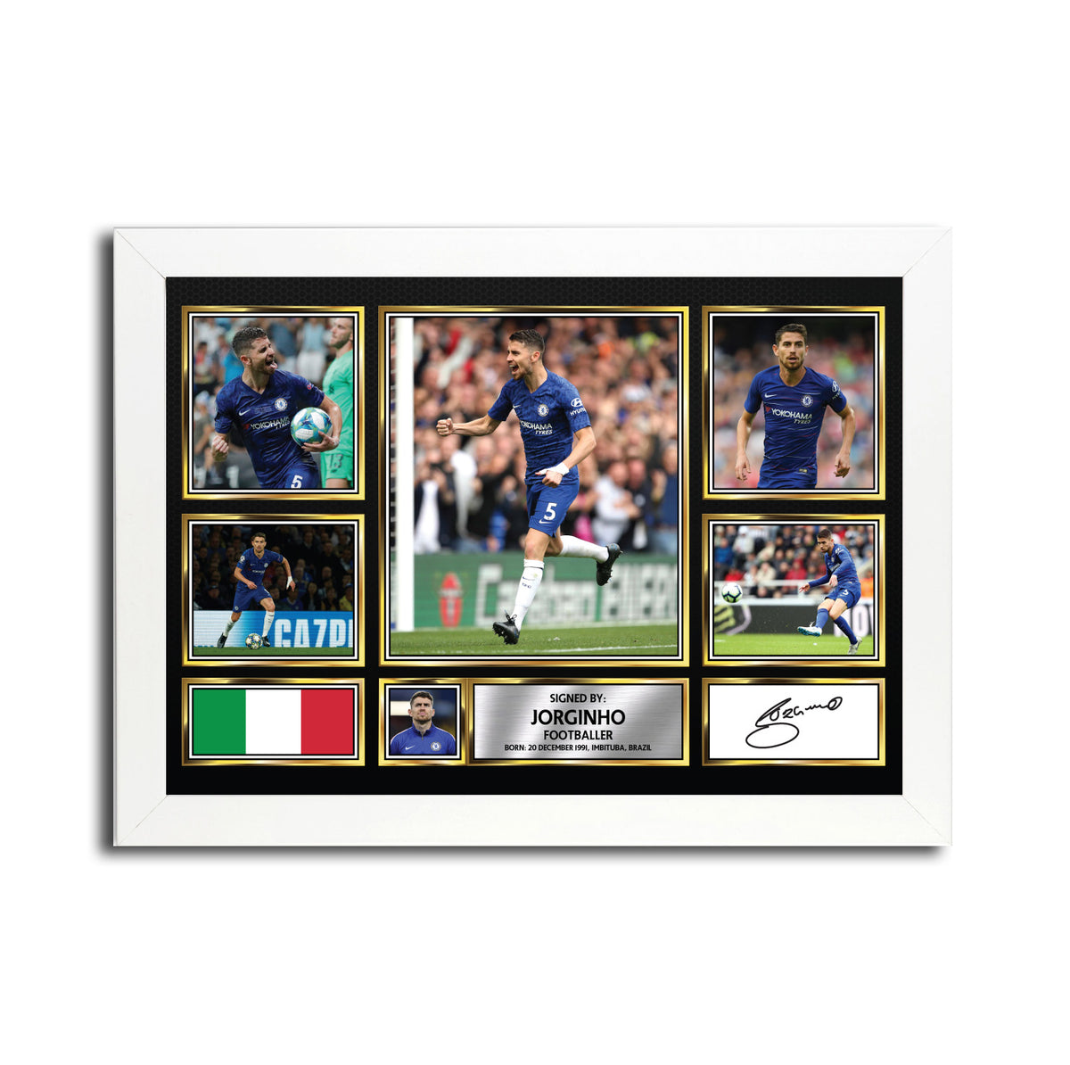 Jorginho MC1686 Printed Signature Football Poster
