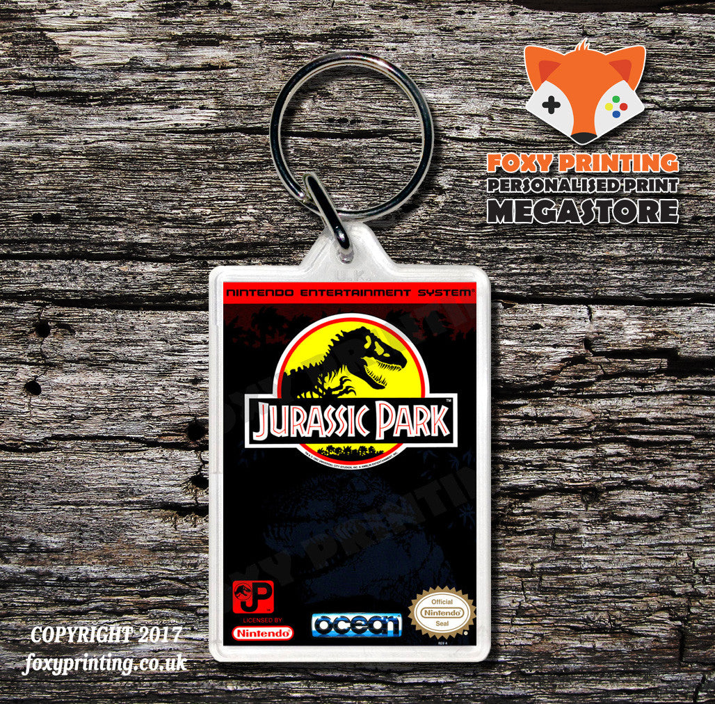 Jungle Book Retro NES Game Cover Art Gaming Keyring