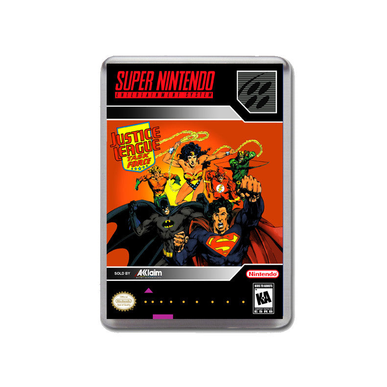Justice League Task Force - SNES Inspired Game Retro Gaming Magnet