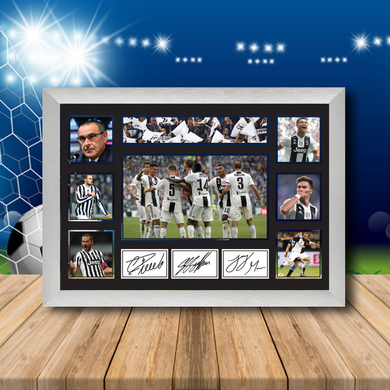 Juventus 2 Football Team Printed Display Poster Gift