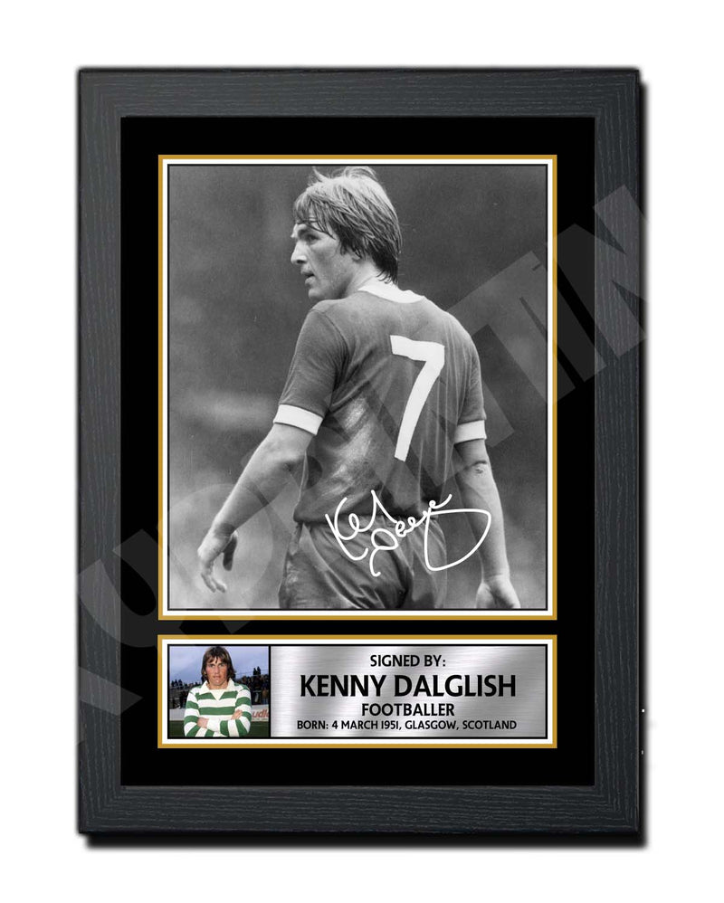 KENNY DALGLISH Limited Edition Football Player Signed Print - Football