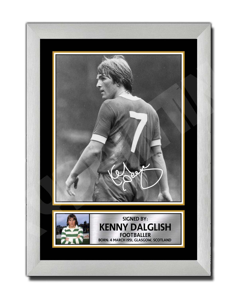 KENNY DALGLISH Limited Edition Football Player Signed Print - Football