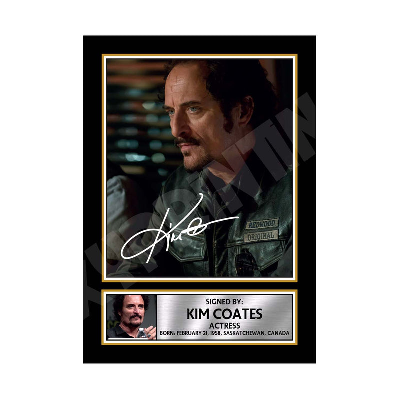 KIM COATES 2 Limited Edition Tv Show Signed Print