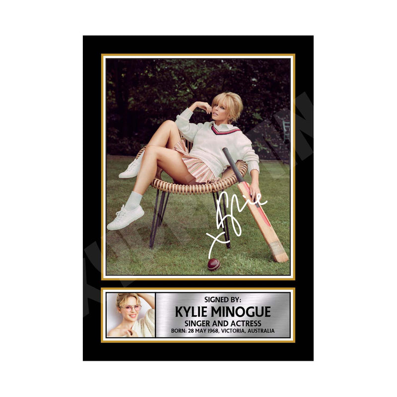 KYLIE MINOGUE 2 Limited Edition Music Signed Print