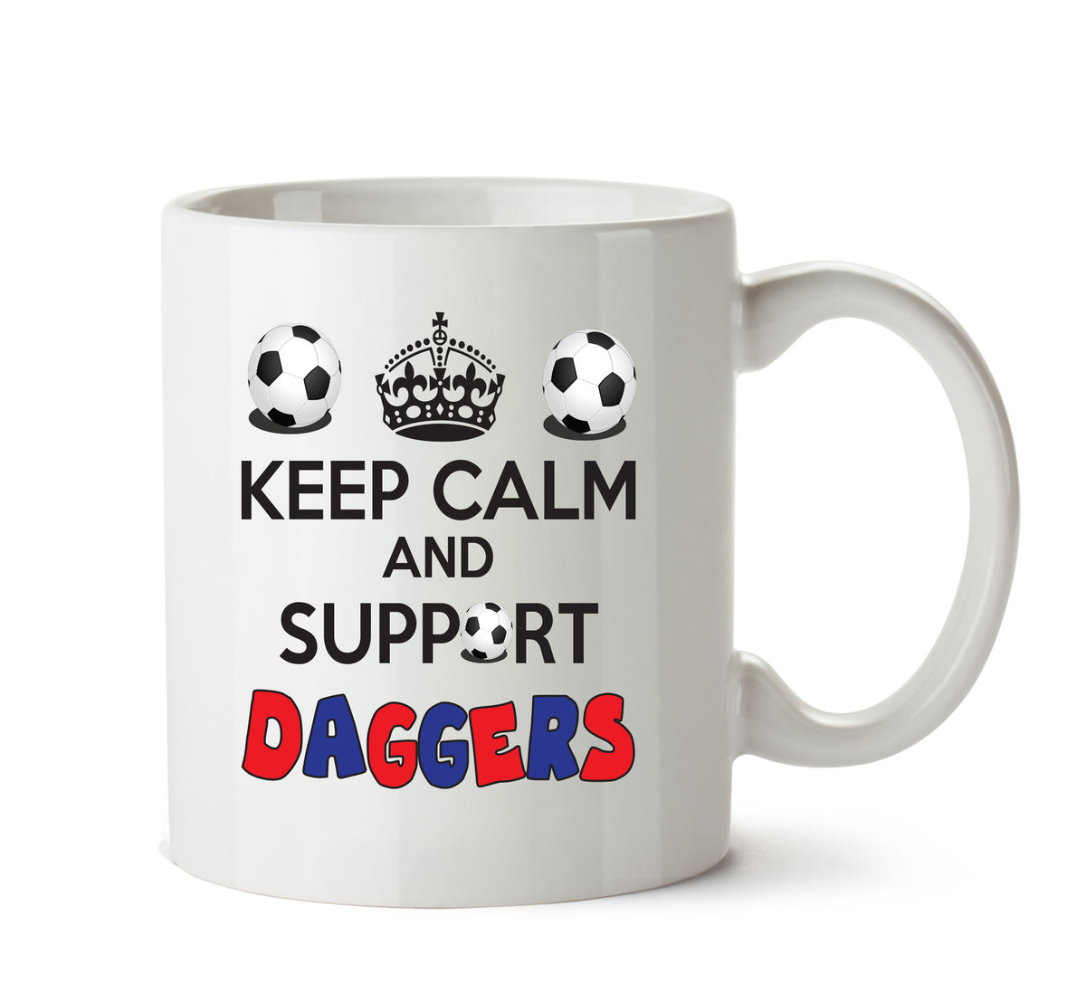 Keep Calm And Support Dagenham And Redbridge Mug Football Mug Adult Mug Office Mug – printed mug product image 1