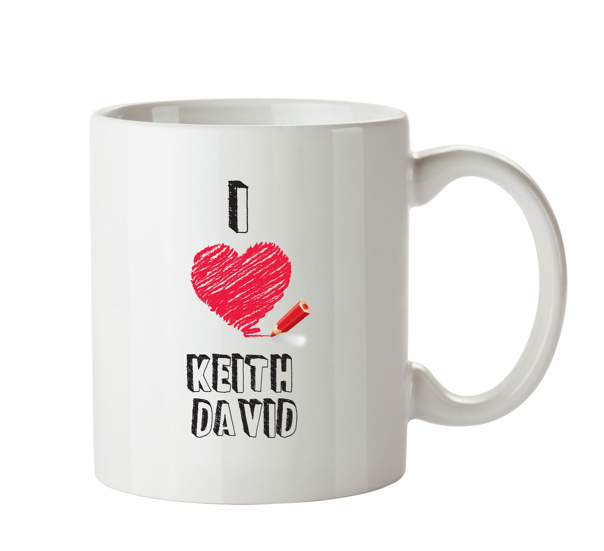 I Love Keith David Celebrity Mug Office Mug – printed mug product image 1