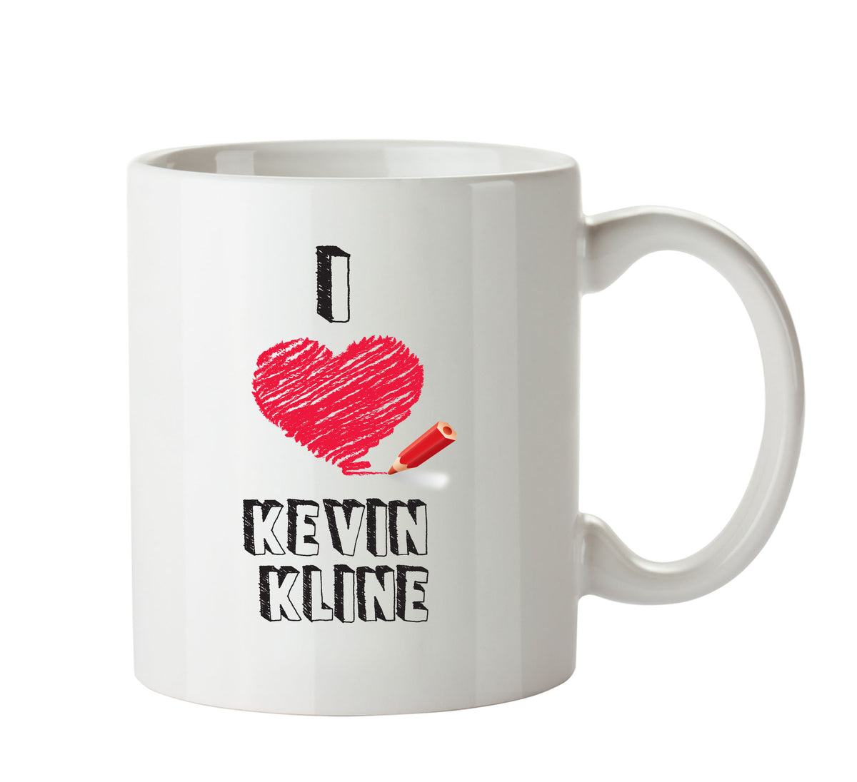 I Love Kevin Kline Celebrity Mug Office Mug – printed mug product image 1