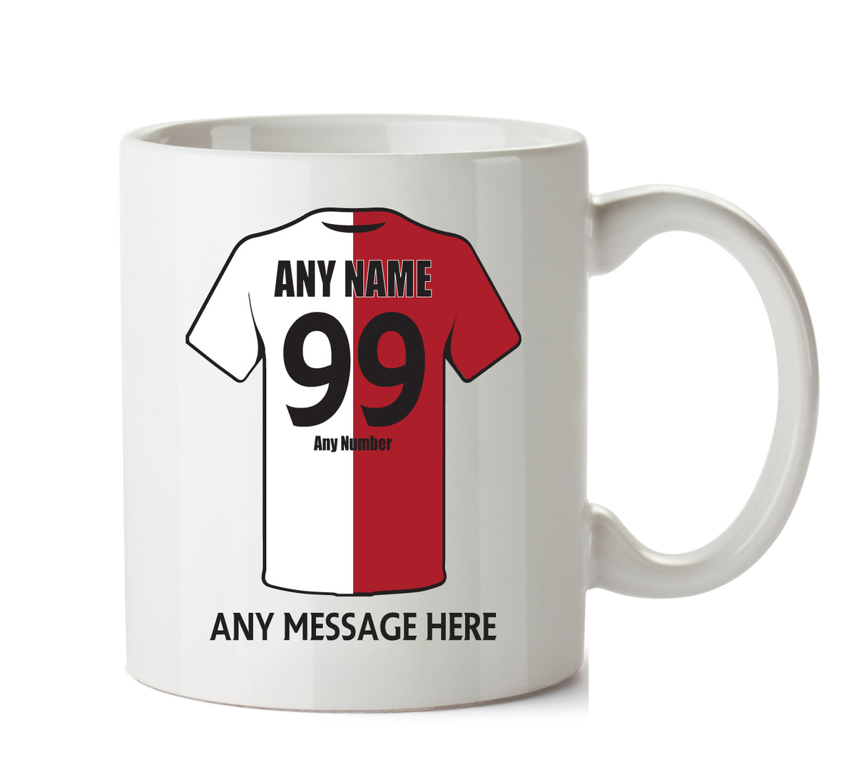 Kidderminster Harriers INSPIRED Football Team Mug Personalised Mug – printed mug product image 1