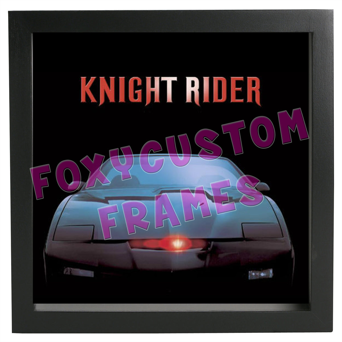 Knight Rider Lego Display Case - Minifigure Display Background and Frames