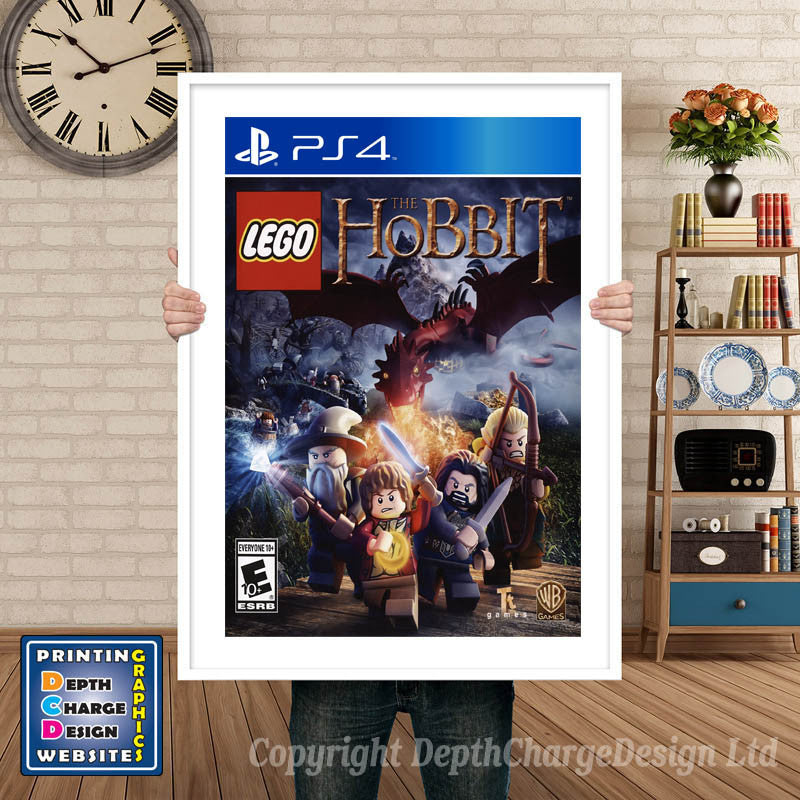 LEGO THE HOBBIT PS4 GAME INSPIRED THEME PS4 GAME INSPIRED THEME Retro Gaming Poster A4 A3 A2 Or A1