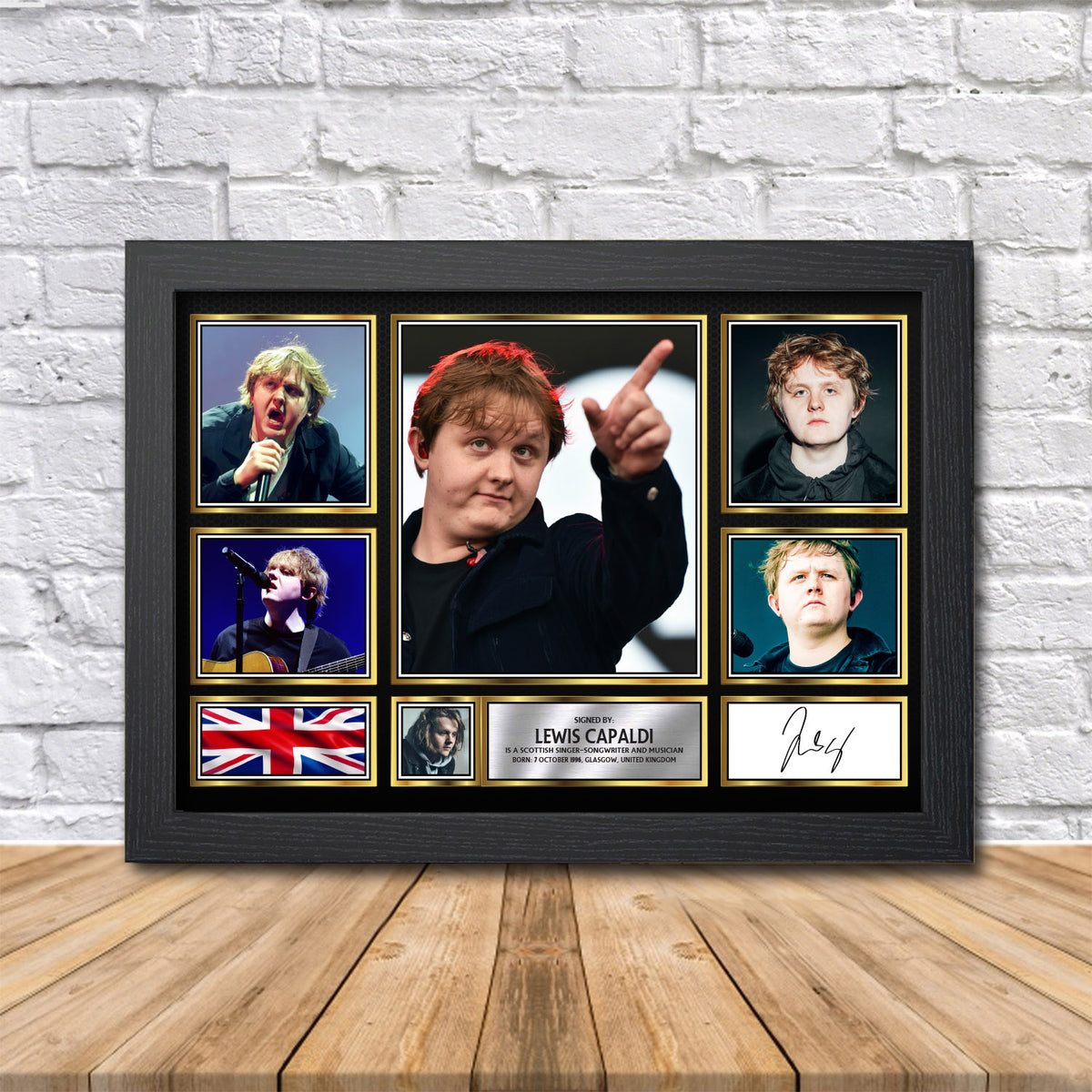 Lewis Capaldi Printed Signature Print