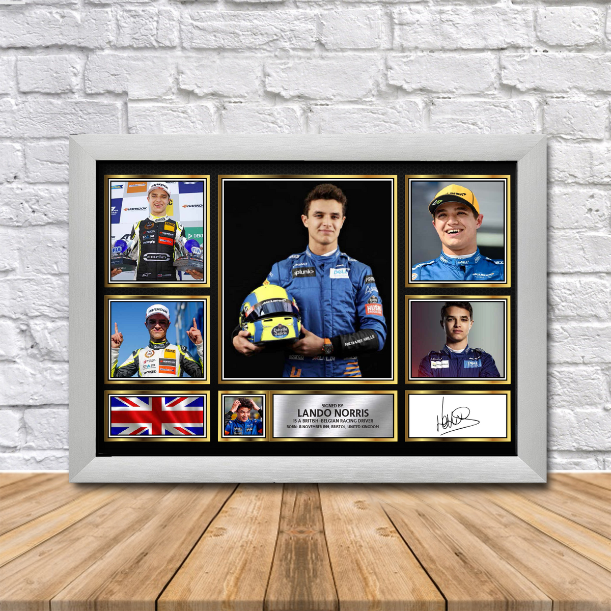 Lando Norris Limited Edition Signed Print