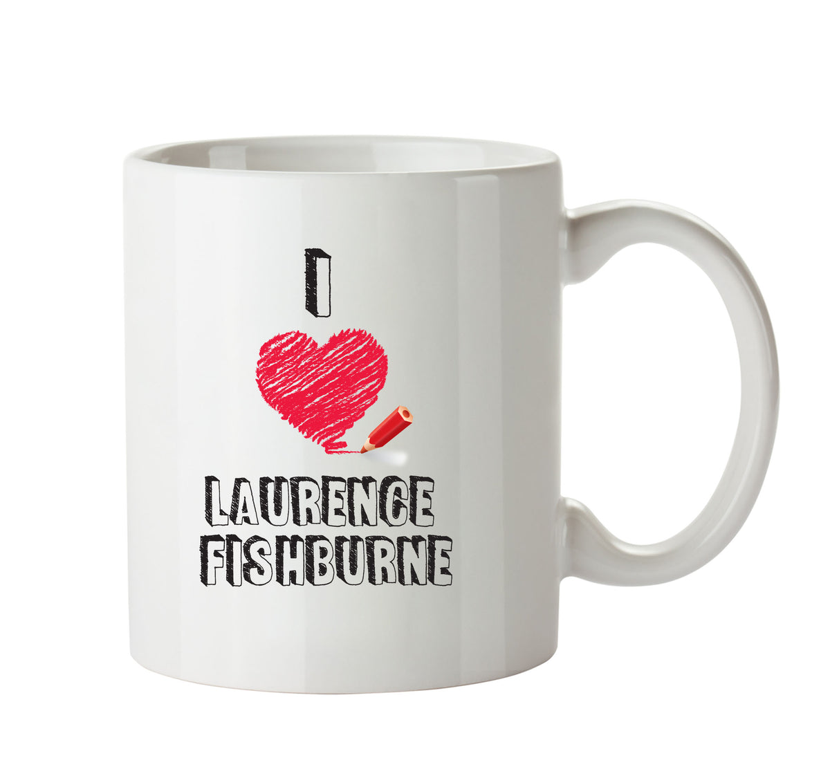 I Love Laurence Fishburne Celebrity Mug Office Mug – printed mug product image 1