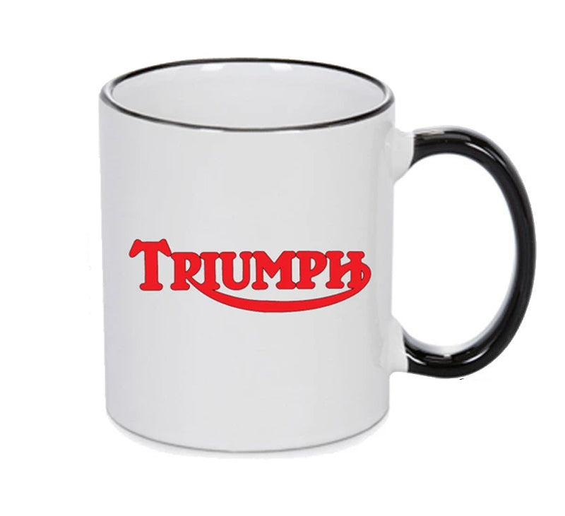 Triumph red Personalised Printed Mug