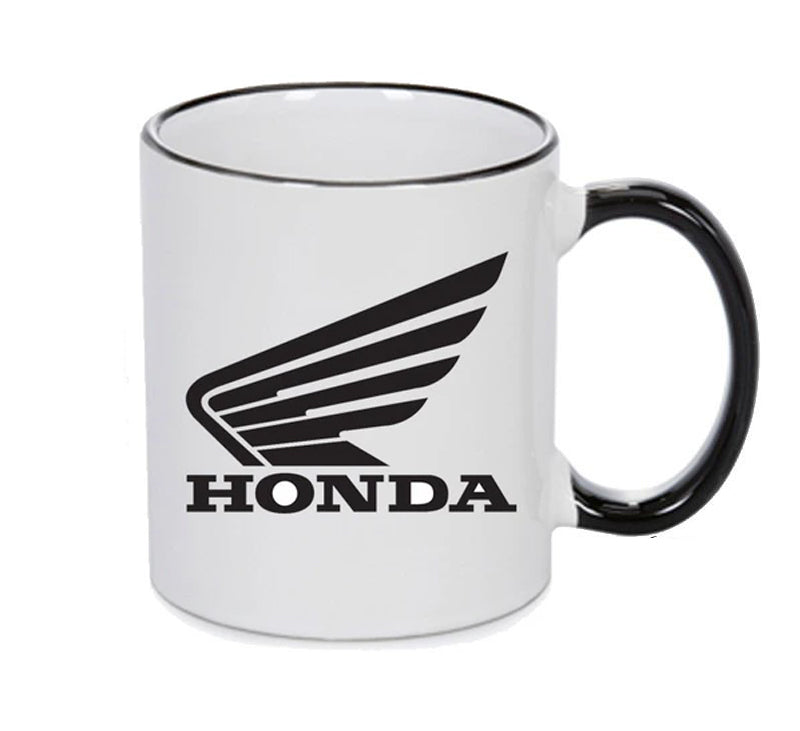 Honda wings black Personalised Printed Mug