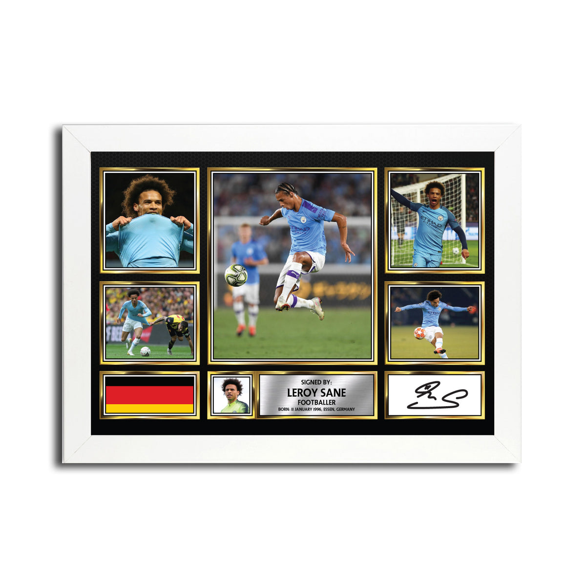 Leroy Sané MC1631 Printed Signature Football Poster