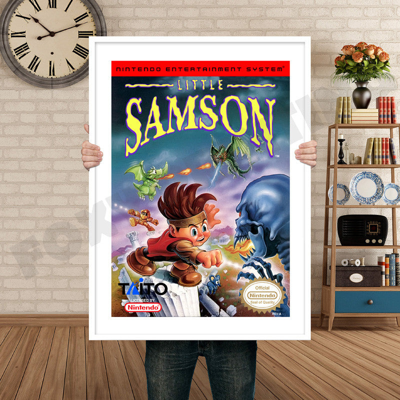 Little Samson Retro GAME INSPIRED THEME Nintendo NES Gaming A4 A3 A2 Or A1 Poster Art 359 β Little Samson Retro Game Inspired Theme Nintendo NES Gaming