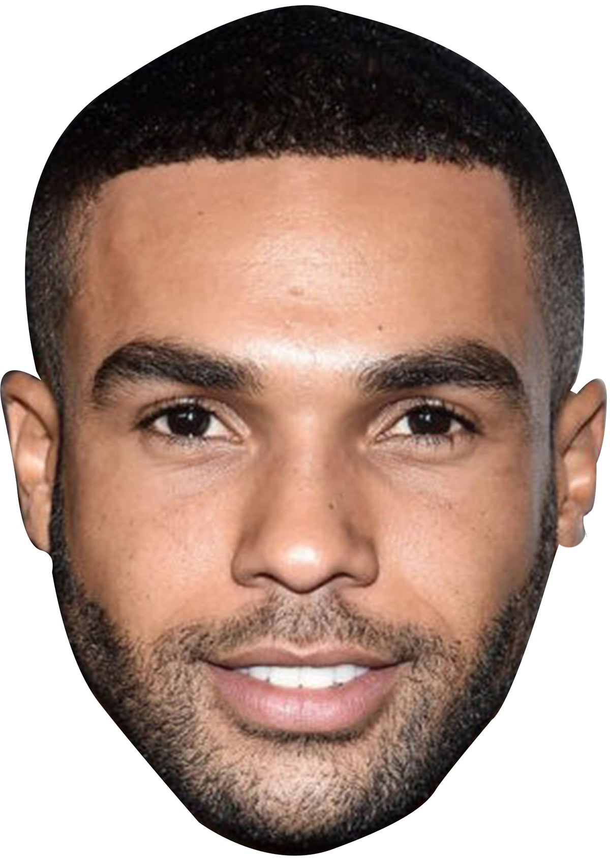 Lucien Laviscount Face Mask – Fancy Dress Cardboard Costume Mask – Lucien Laviscount Face Mask
